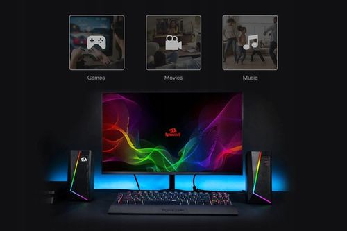Głośniki komputerowe Redragon GS520 Anvil RGB do komputera na Arena.pl
