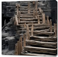 Obraz 90x90cm Schody do Nieznanego