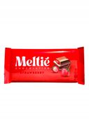 Czekolada mleczna Meltie 100g Truskawka