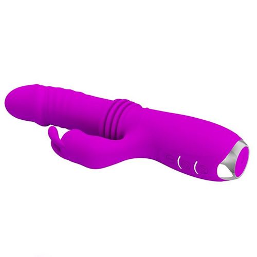 Jedwabisty Wibrator Posuwisty Rotacyjny Królik na Arena.pl