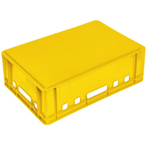 Skrzynka żółta E2 Jestic pojemnik spożywczy na wędliny mięso + atest na Arena.pl