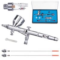 aerograf hs-80 double action 3 regulacje filtr odwadniacz 3x dysza 02 03 05