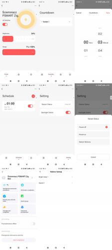 Ściemniacz Dotykowy 1 Obwodowy ZigBee TUYA PSMART RM Czarny Szkło na Arena.pl