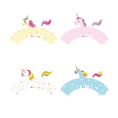 Papilotki do babeczek jednorożce 8 szt na Arena.pl