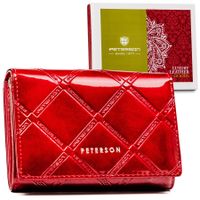 skórzany portfel damski z systemem rfid - peterson