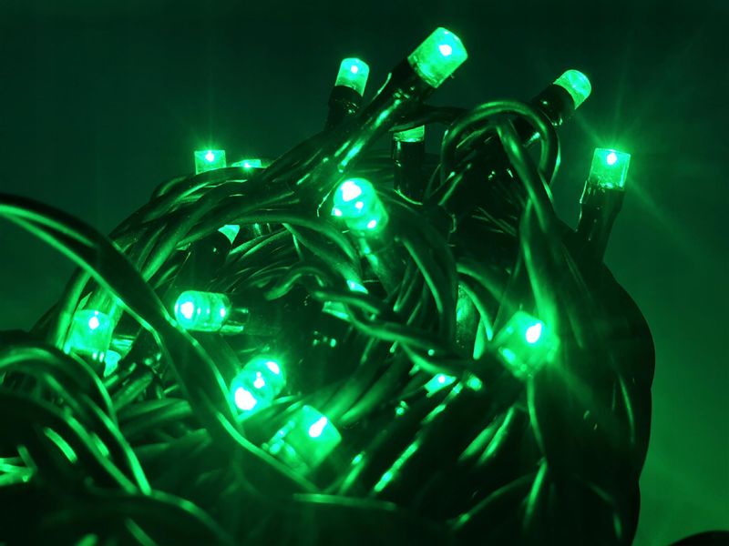 LAMPKI CHOINKOWE 100LED ZEW/WEW+TIMER+ZŁĄCZE ATEST zdjęcie 3