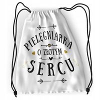 Plecak Pielęgniarki Sportowy Szkolny Worek Torba Z Nadrukiem Ze Zdjęciem