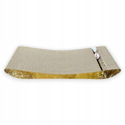 Drapak dla kota NATAN  | złoty | 58x6.6x24 cm | MruuPruu na Arena.pl