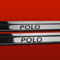 Listwa progowa VOLKSWAGEN POLO MK4 9N Stal nierdzewna 304 połysk 2szt