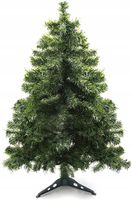 Choinka świąteczna sztuczna gęsta ubrana lampki LED dekoracje 60cm