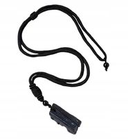 WISIOREK OCHRONNY - TURMALIN naszyjnik męski naturalny kamień surowa bryłka