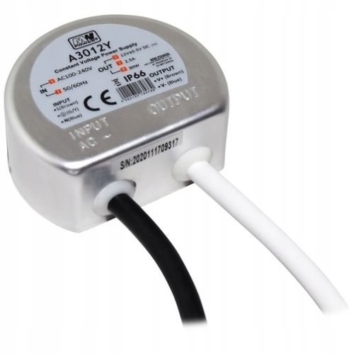 Zasilacz 230V 12V 30W 2.5A Dopuszkowy Do Taśmy LED Ledów Transformator na Arena.pl