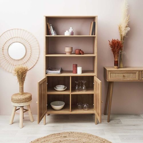 Wysoki regał Bali z szafką na Arena.pl