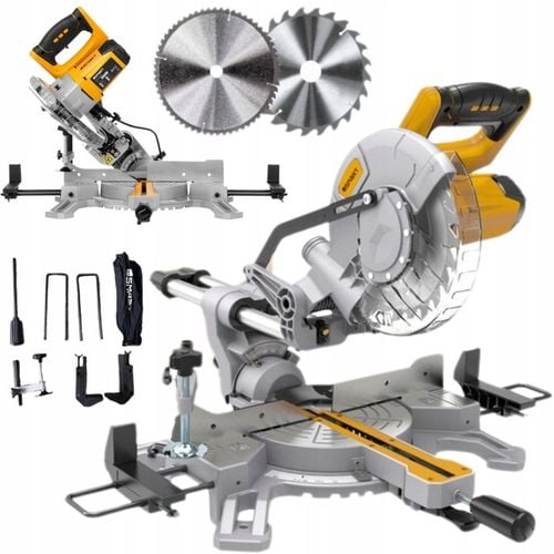 PIŁA UKOSOWA 1500W Ukośnica z posuwem 210mm LASER + 2 x TARCZA 24z 48z na Arena.pl