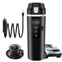 12V/24V 400ML ELEKTRYCZNA KUBKI TERMICZNE PODGRZEWANA EKRAN DOTYKOWY SMART