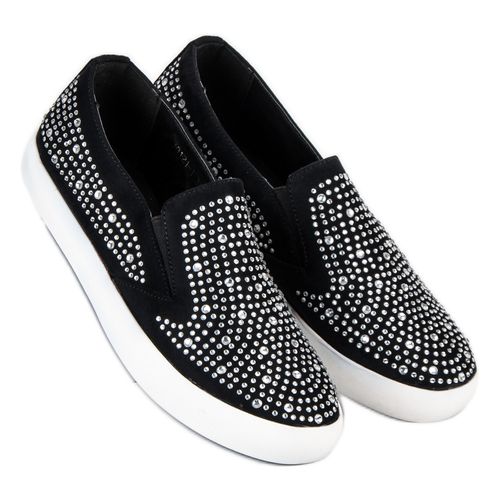 Czarne trampki slipony r.40 na Arena.pl