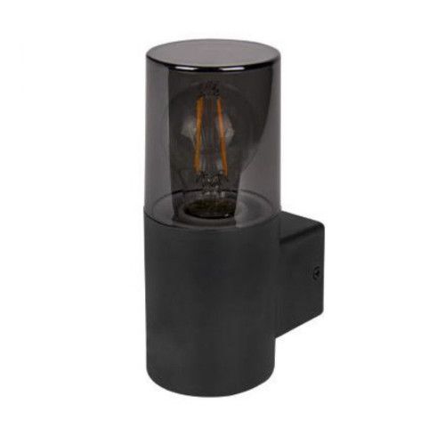 KINKIET NA BALKON E27 OKRĄGŁY CZARNY zdjęcie 2