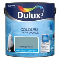 Dulux Świata Farba lateksowa ścienna Błękitny lodowiec 2,5L