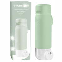Butelka filtrująca szklana bidon na wodę Wessper WES270-700MT 700ml + filtr