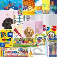 DUŻA WYPRAWKA SZKOLNA DO SZKOŁY ZESTAW XXL DLA DZIEWCZYNKI PLAN GRATIS