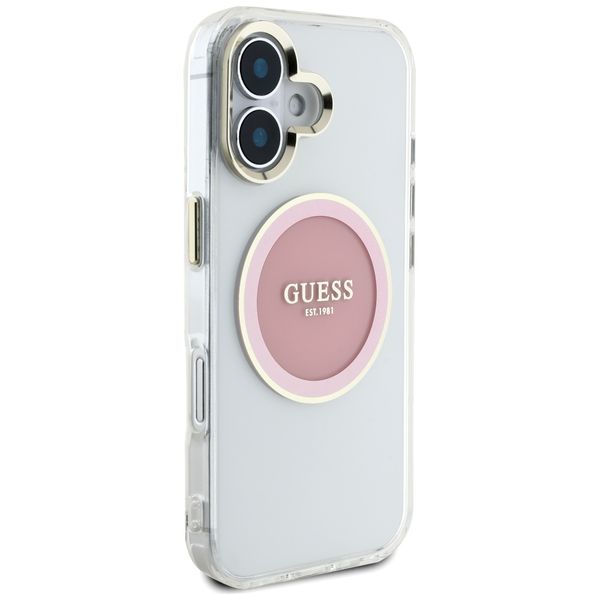 etui guess iml metal colored circle      classic logo magsafe do zdjęcie 4