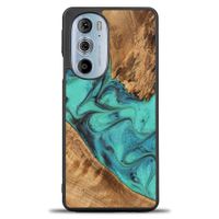 etui bewood unique - motorola edge 30 pro - turquoise