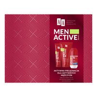 Zestaw prezentowy AA Men Active Krem, Żel, Antyperspirant Prezent na Święta