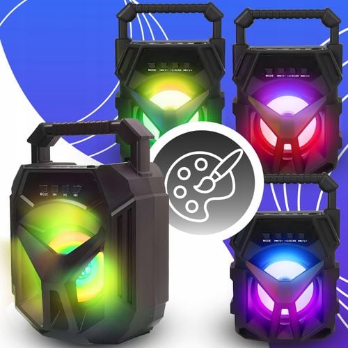 Głośnik przenośny RETOO ER1231-1 czarny 400 W na Arena.pl