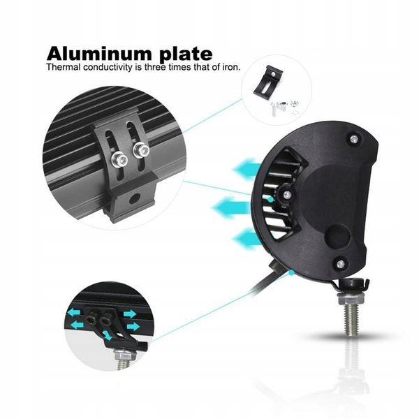 2 x Halogen motocyklowy-doświetlacz 72W+WŁĄCZNIK zdjęcie 12