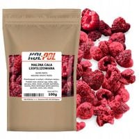 MALINY LIOFILIZOWANE 100g Całe Owoce liofilizowane Malina jakość