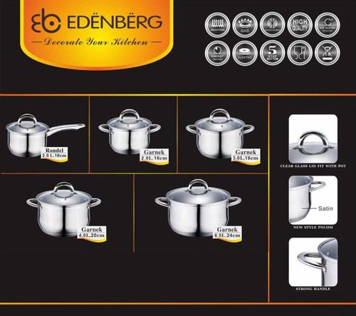 GARNKI EDENBERG JUMBO 10 ELE. [EB-4005] na Arena.pl