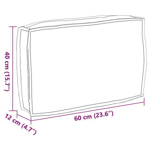 Poduszka Czerwone wino 60 x 40 x 12 cm Materiał Oxford na Arena.pl