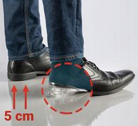 2X Sylikonowe Wkładki Podwyższające X5 cm InnovaGoods podpiętka rozmiar 35-