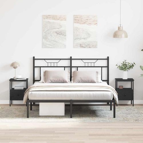 Szafka Nocna z szufladą Czarny dąb 34 x 36 x 50 cm na Arena.pl