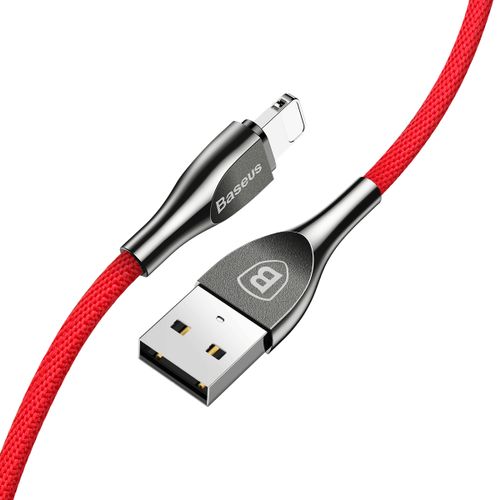 Kabel USB lightning Iphone Baseus Zinc 100cm 2A QC czerwony na Arena.pl