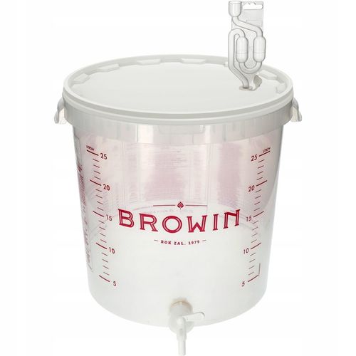 Pojemnik fermentacyjny 30l wiadro z kranem i rurką kątową FERMENTATOR na Arena.pl