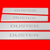 Listwa progowa DACIA DUSTER MK2 Stal nierdzewna 304 mat 4szt