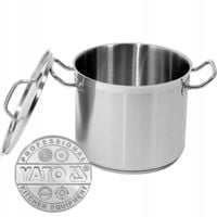 YATO GARNEK WYSOKI INDUKCJA GAZ STAL NIERDZEWNA 24X20CM 9L Z POKRYWA INOX