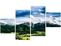 90CM 160 OBRAZ 4 ELEM KRAJOBRAZ TATRZAŃSKI ŚCIENNY