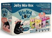 Karma dla kotów bez cukru i zbóż - Lucky Lou Mix smaków w galaretce 12x70g