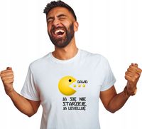 Koszulka z imieniem PREZENT JA SIĘ NIE STARZEJĘ