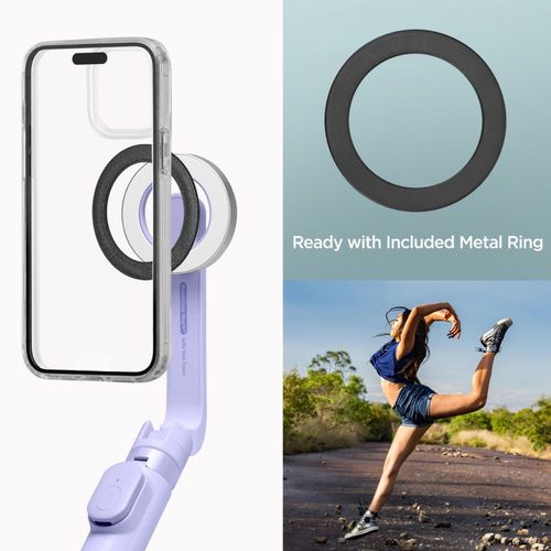 spigen s571w magsafe bluetooth selfie stick tripod lavender na Arena.pl
