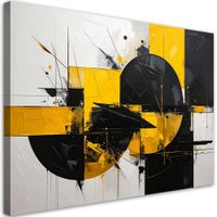 Obraz do salonu sypialni, Abstrakcja tekstura figury 100x70