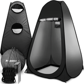 Namiot przebieralnia turystyczna Czarna 120cm