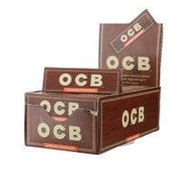 box - 50 x bibułka ocb virgin brown single