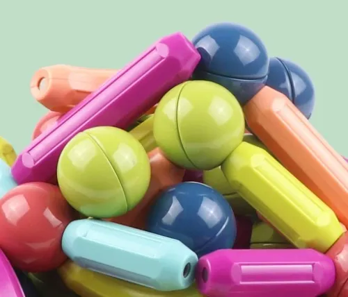 KLOCKI MAGNETYCZNE EDUKACYJNE MAGNETIC STICKS XXL na Arena.pl