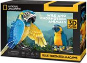 Puzzle 3D National Geographic: Papuga Ara Szafirowa (88 el.) – CubicFun