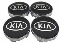 Dekielki do felg KIA 60mm. Czarne.