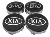 Dekielki do felg KIA 60mm. Czarne.