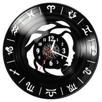 Zegar ścienny z płyty winylowej Panna 158.14